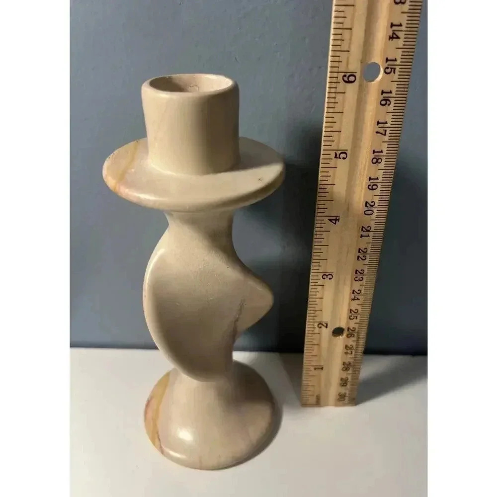 Marble Swirl Taper Candleholder - Picture 5 of 7
